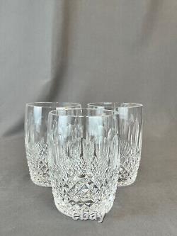3 Waterford COLLEEN Short 4 ½ Tumbler Double Old-Fashioned 12oz Glasses MINT