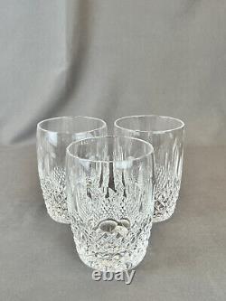 3 Waterford COLLEEN Short 4 ½ Tumbler Double Old-Fashioned 12oz Glasses MINT