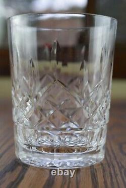 3 Waterford Crystal Lismore 4 3/8 Double Old Fashioned Whiskey Tumbler Glasses