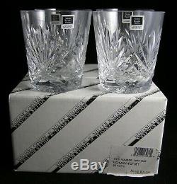 4ROGASKA RICHMOND DOUBLE OLD FASHIONED 4 x 3 1/2 NEW WithTAGS & BOX