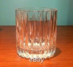 4 Astral Peerage Lead Crystal Double Old Fashioned Glasses In Box