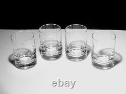 4 BACCARAT CRYSTAL 12 oz. DOUBLE OLD FASHIONED GLASSES MAYBE PERFECTION
