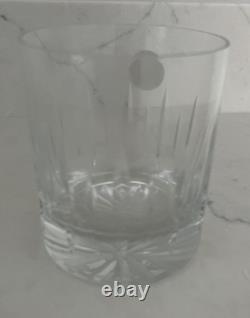 4 BLOCK Dusk Crystal Double Old Fashioned Glasses RARE Heavy Lowball. New in Box