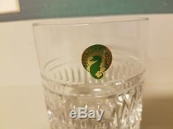 4 BRAND NEW WATERFORD Lead Crystal Double Old Fashioned Rocks Glass Signed