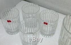 4 Baccarat Crystal Harmonie #2 Double Old Fashioned Tumblers 4 1/8 12 Oz