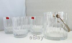 4 Baccarat Crystal Harmonie #2 Double Old Fashioned Tumblers 4 1/8 12 Oz