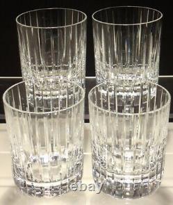 4 Baccarat Crystal Harmonie Double Old Fashioned Tumbler Glasses 4