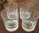 4 Baccarat Double Old Fashioned Harmonie Glasses Height 4 1/8 Width 3 1/8
