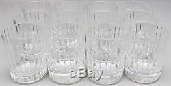 4 Baccarat France Crystal Harmonie Double Old Fashioned Tumblers Rocks Glasses