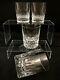 4 Baccarat Piccadilly Doubled Old Fashioned Glasses Vintage Large