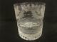 4 Edinburgh Crystal Thistle Pattern Double Old Fashioned Glasses Minty