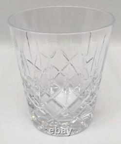 4 (Four) Faberge Crystal D'Arcy Large Double Old Fashioned DOF Rocks Glasses