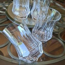 4 GALWAY CRYSTAL OLD GALWAY DOUBLE OLD FASHIONED CRYSTAL Star foot TUMBLER GLASS