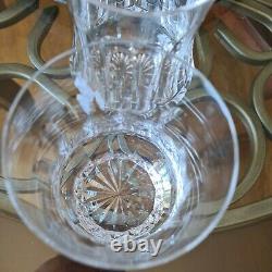 4 GALWAY CRYSTAL OLD GALWAY DOUBLE OLD FASHIONED CRYSTAL Star foot TUMBLER GLASS