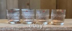 4 Iittala Finland Tapio Wirkkala NIVA Double Old Fashioned Glasses New In Box