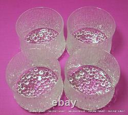 4 Iittala ULTIMA THULE Dbl Old Fashioned On The Rocks 10 oz Glasses 3.5 x 3.75