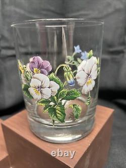 4 In Vintage Noritake Casual Home Gourmet Garden Double Old Fashioned Glasses-5
