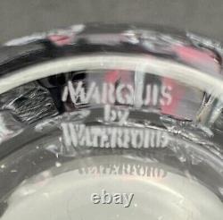 4 Marquis Waterford Sheridan Double Old Fashioned Glasses Cut Crystal 4.5 RARE