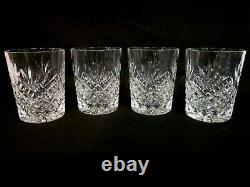 4 Matching Waterford Crystal Double Old Fashioned Glasses. Ciara. 2002-06