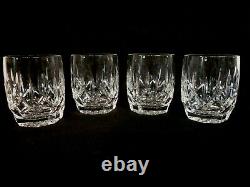 4 Matching Waterford Crystal Double Old Fashioned Glasses. Westhampton. 1998-17