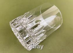 4 Mikasa Paris Clear Cut Crystal Executive Double Old Fashioned Tumblers Glasses