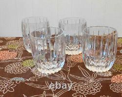 (4) Mikasa Park Lane Double Old Fashioned Glasses 3 7/8 High #1