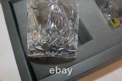 4 NEW WATERFORD CRYSTAL MILLENNIUM TOAST DOUBLE OLD FASHIONED GLASSES Signed