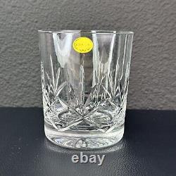 4 Neictman Crystal Glasses Double Old Fashioned Glass 3.75 Mint