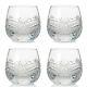 4 New Waterford Crystal Seahorse Nouveau Double Old Fashioned Glasses Nib