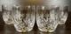 4 Nice Mikasa Orion Crystal 3 3/4 Double Old Fashioned Glasses