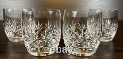4 Nice Mikasa Orion Crystal 3 3/4 Double Old Fashioned Glasses