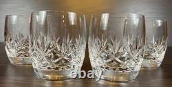4 Nice Mikasa Orion Crystal 3 3/4 Double Old Fashioned Glasses