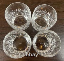 4 Nice Mikasa Orion Crystal 3 3/4 Double Old Fashioned Glasses