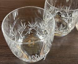 4 Nice Mikasa Orion Crystal 3 3/4 Double Old Fashioned Glasses