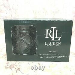 (4) Ralph Lauren BROGAN Double Old Fashioned Glasses 11.8 oz. NEW IN BOX