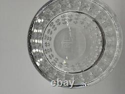 4 Ralph Lauren Crystal ASTON Double Old Fashioned Low-ball Whiskey Glasses Mint