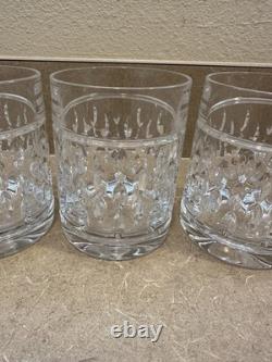 4 Ralph Lauren Crystal Aston DOF Double Old Fashioned Low Ball Whiskey Glasses