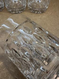 4 Ralph Lauren Crystal Aston DOF Double Old Fashioned Low Ball Whiskey Glasses