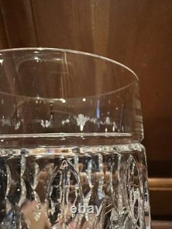 4 Ralph Lauren Crystal Aston DOF Double Old Fashioned Low Ball Whiskey Glasses