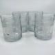 4 Ralph Lauren GLEN PLAID Double Old Fashioned Rocks Glasses Cut Crystal