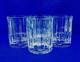 4 Ralph Lauren TURNER Doubled Old Fashioned Crystal Whiskey Glasses 4.25H