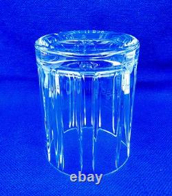 4 Ralph Lauren TURNER Doubled Old Fashioned Crystal Whiskey Glasses 4.25H