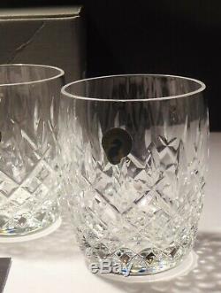 4 Rare Waterford Araglin Double Old Fashioned Tumblers New Made In Ireland