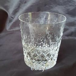 (4) Rogaska Gallia Crystal 4 Double Old Fashioned Glasses Great Condition