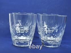 4 Royal Doulton Crystal MONIQUE LHULLIER ATELIER Double Old Fashioned GLASSES