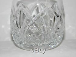 4 STAMPED WATERFORD CRYSTAL 14 oz. DOUBLE OLD FASHIONED TUMBLERS