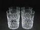 4 Stamped Waterford Crystal Lismore 4 3/8 Double Old Fashioned Glasses