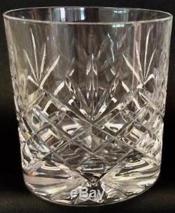 4 Thomas Webb Double old fashioned whiskey tumblers Cut Crystal Glasses ABP