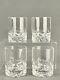 4 Tiffany & Co. Crystal Rock Double Old Fashioned Tumbler Glasses 3 3/4 Mint