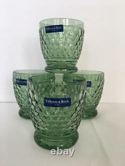 4 Villeroy & Boch GobletTumblerDouble Old Fashioned Goblets NIB